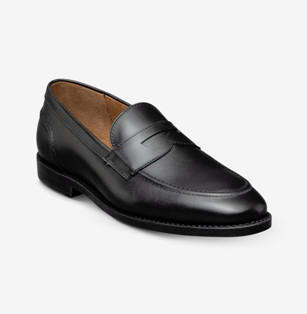 Allen Edmonds Randolph 2.0 Black Leather Penny Loafer