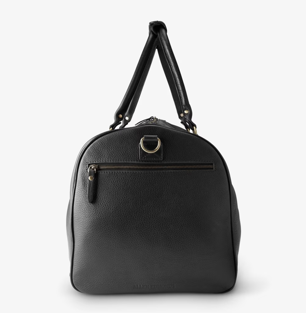 Allen Edmonds Leather Weekender Duffle Bag