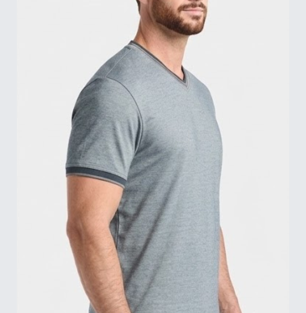 Robert Graham Holton Short Sleeve T-Shirt Charcoal