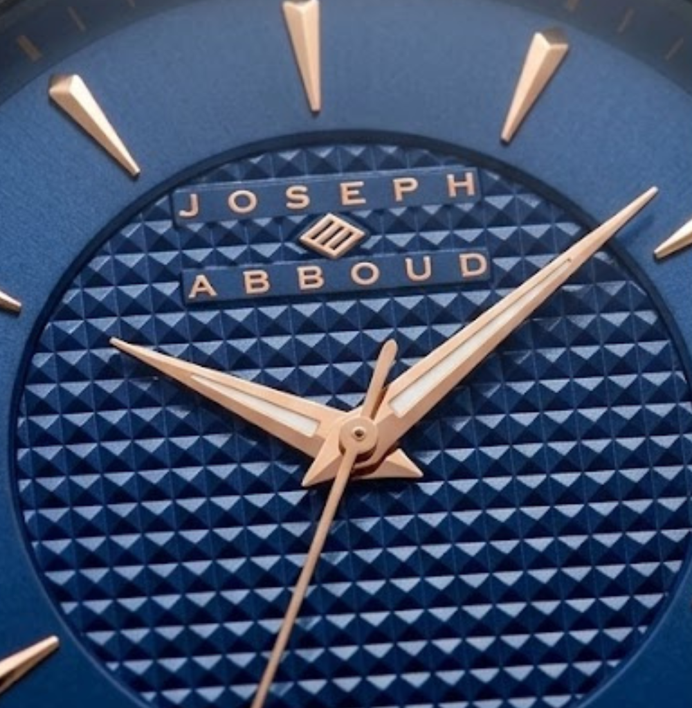 Joseph Abboud Navy & Gunmetal Bracelet Watch