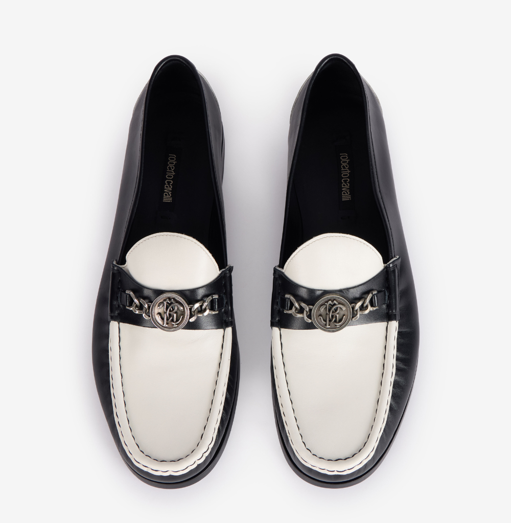 Roberto Cavalli URS014 PZ590 D0027 Calf Tresor Nero