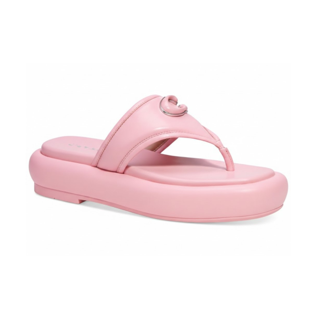 Coach Women's Sylvie Bubble Flatform Thong Sandals
