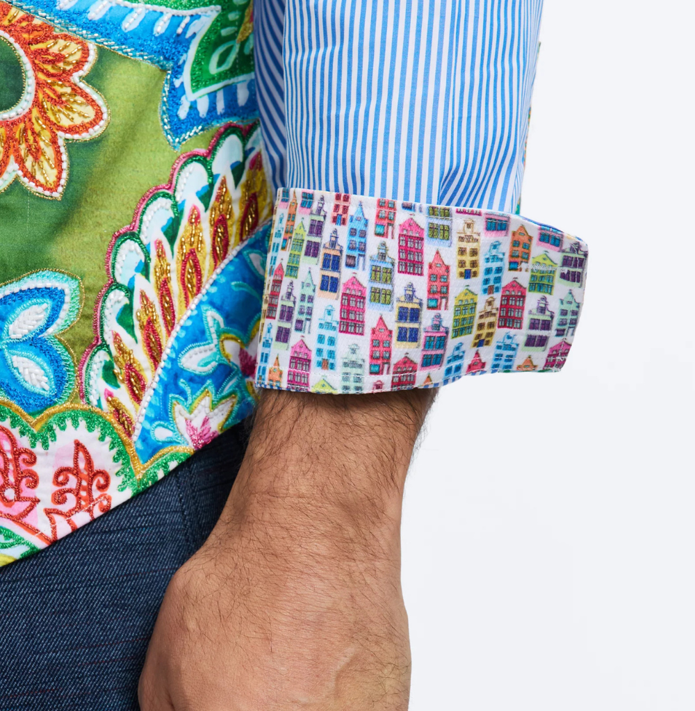 Robert Graham Limited Edition Kaleidescope Long Sleeve Button Down