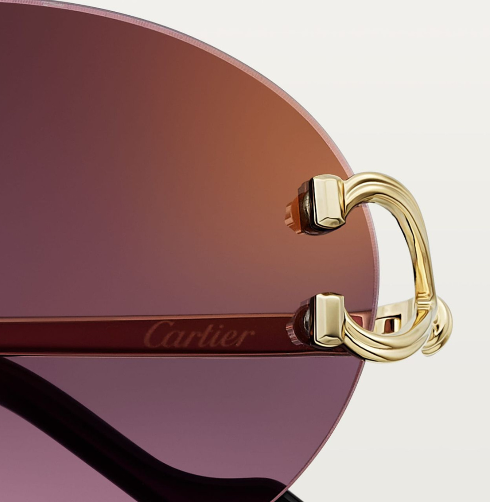 SUNGLASSES, CLASSIC C DE CARTIER MOTIF SUNGLASSES