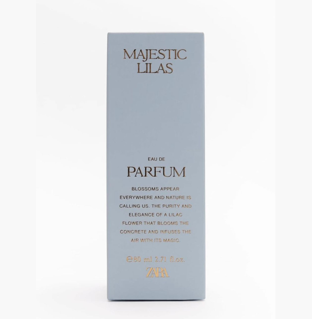 Zara Majestic Lilas Eau De Parfum
