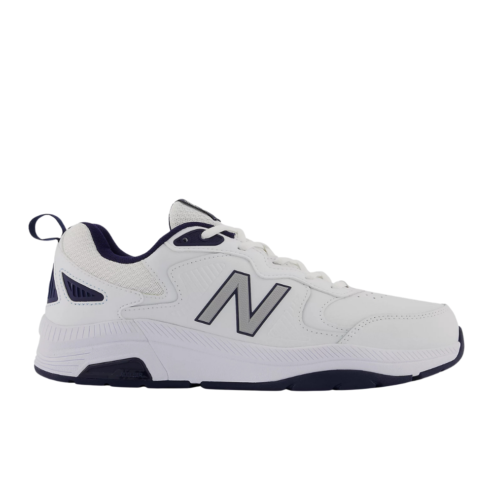 New Balance 857 White And Blue Sneakers