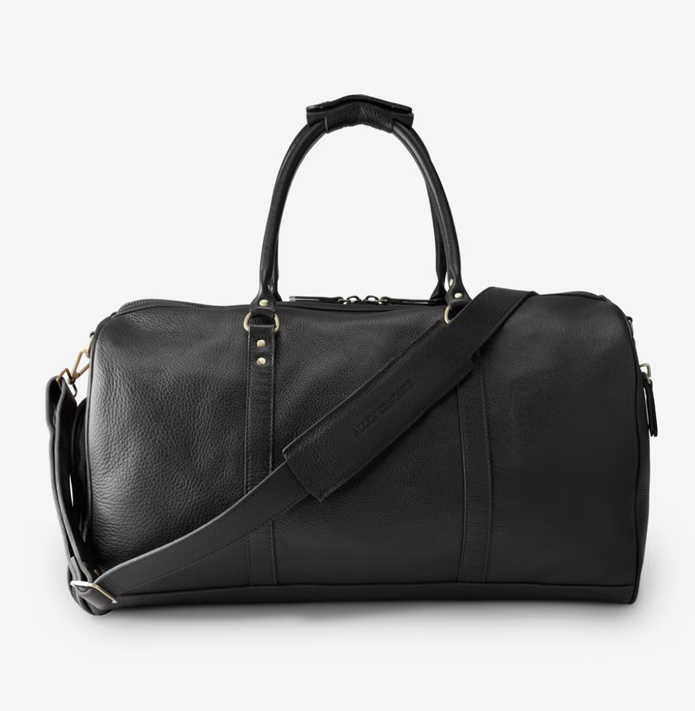 Allen Edmonds Leather Weekender Duffle Bag