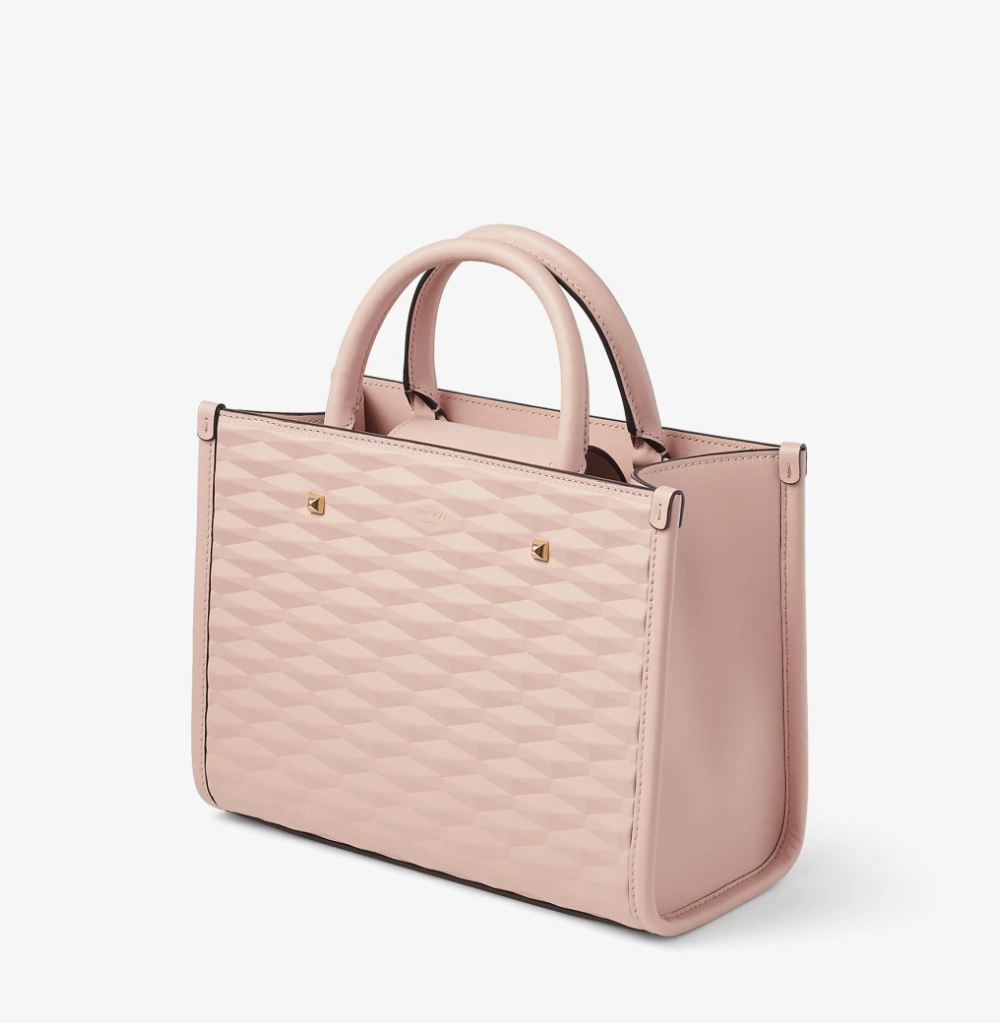 Jimmy Choo Avenue M Tote Macaron Diamond Embossed 3D Leather Tote bag