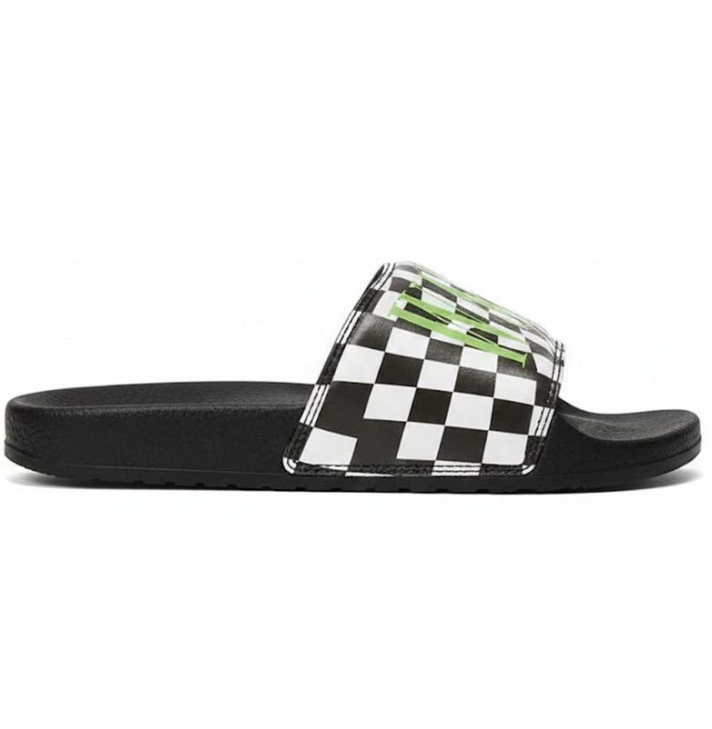 WeSC Men's Warped Checker Slide Sandal
