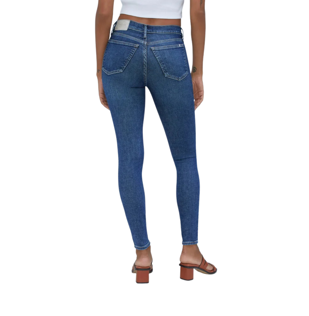 EVERLANE THE MID-RISE SKINNY STRETCH JEAN, BLUE
