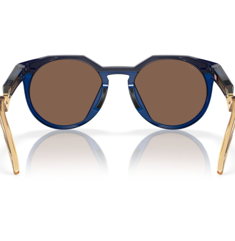 NEW Oakley HSTN Navy Transparent Blue Frame POLARIZED 24K Prizm Sunglass 9242-11