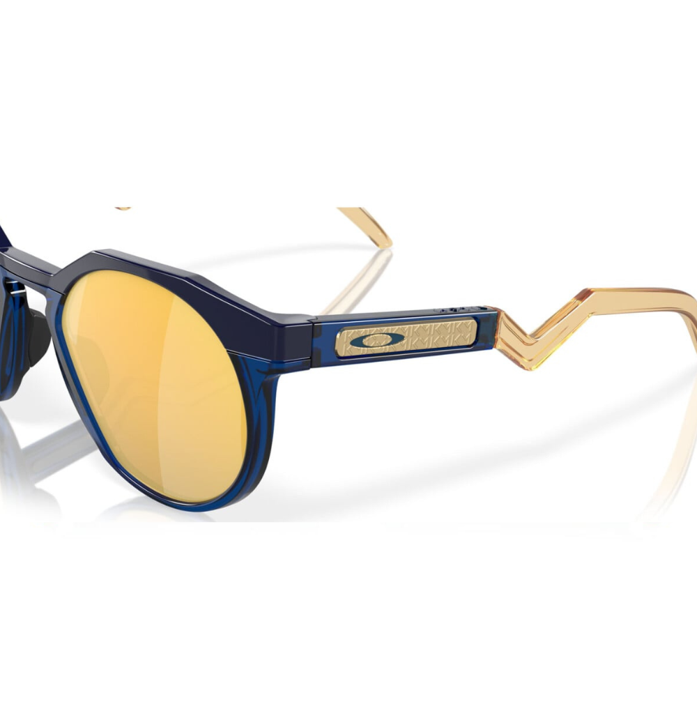 NEW Oakley HSTN Navy Transparent Blue Frame POLARIZED 24K Prizm Sunglass 9242-11