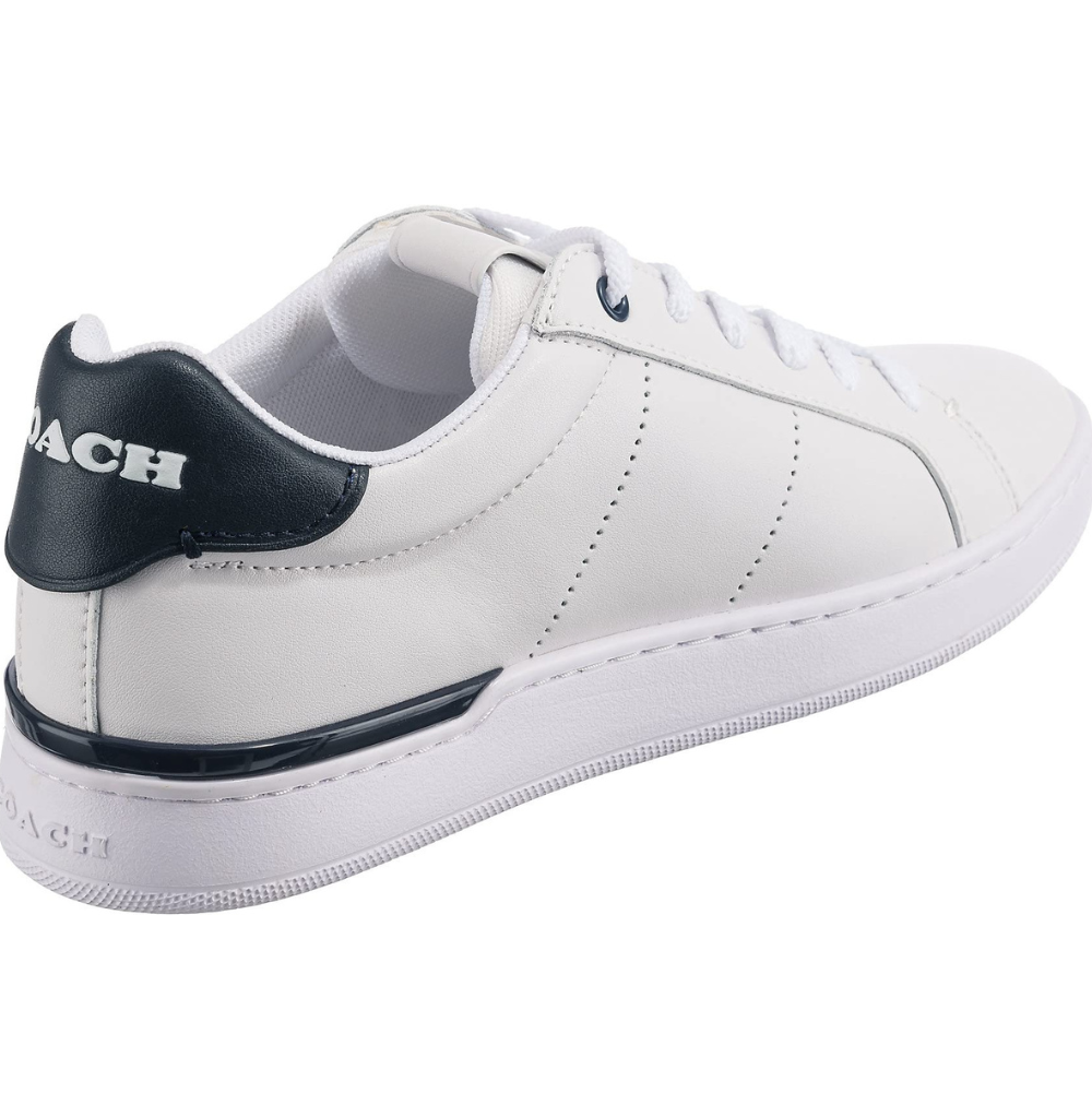 Coach Lowline Leather White Low-Top Sneaker