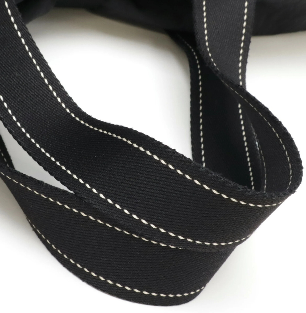 BOTTEGA VENETA Tote bag Shoulder Nylon Leather Black Blue