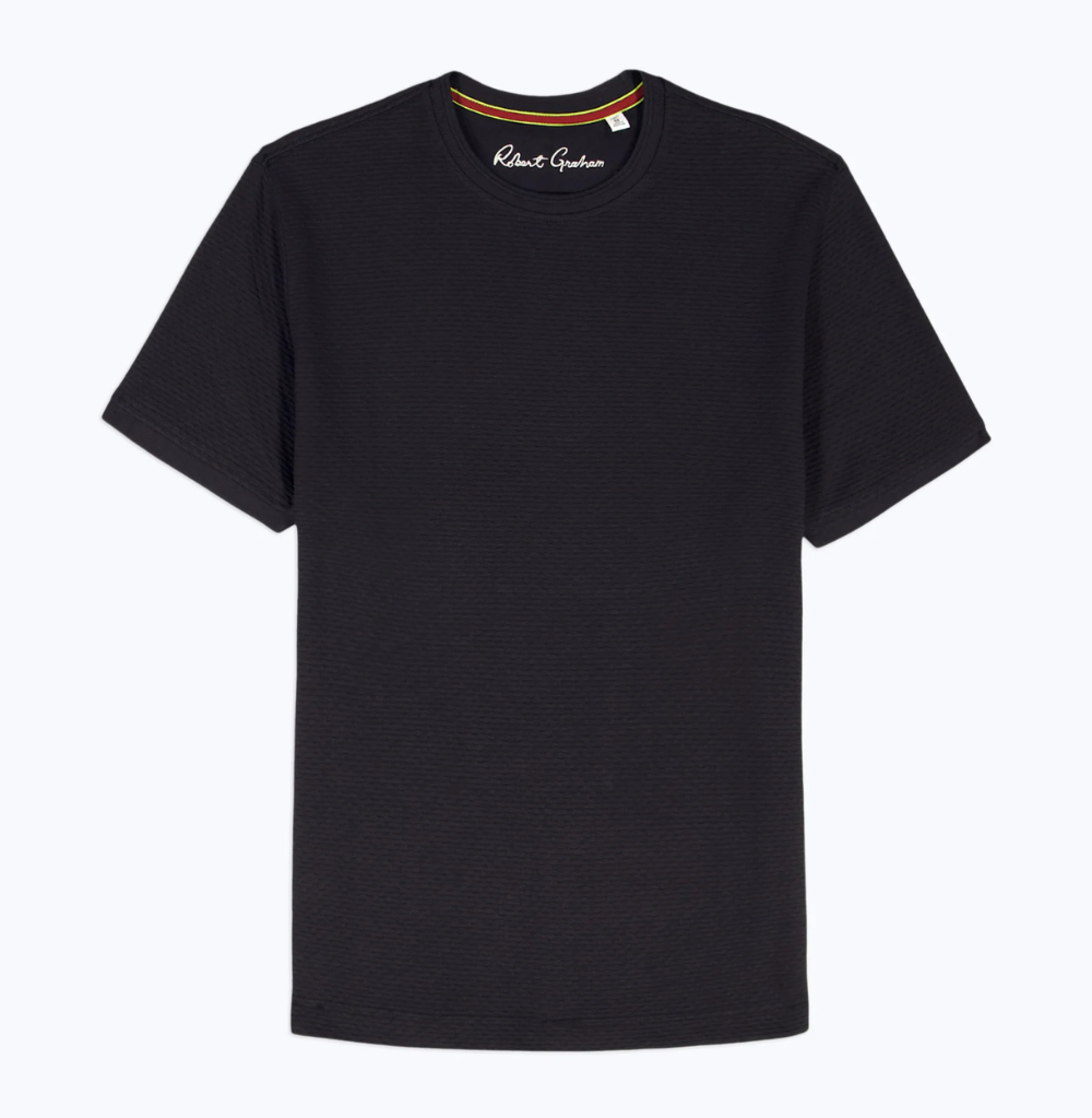 Robert Graham Dawley Short Sleeve T-Shirt Black