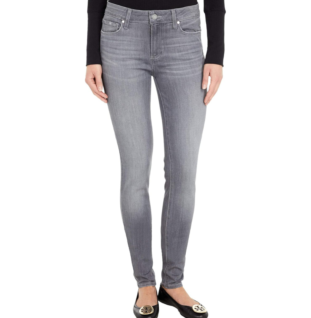Paige High Rise Leggy Ultra Dust Grey