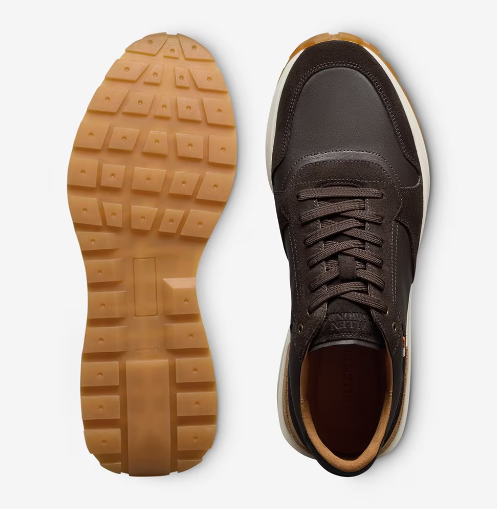 Allen Edmonds Lionel Lace-up Sneaker Dark Black Suede