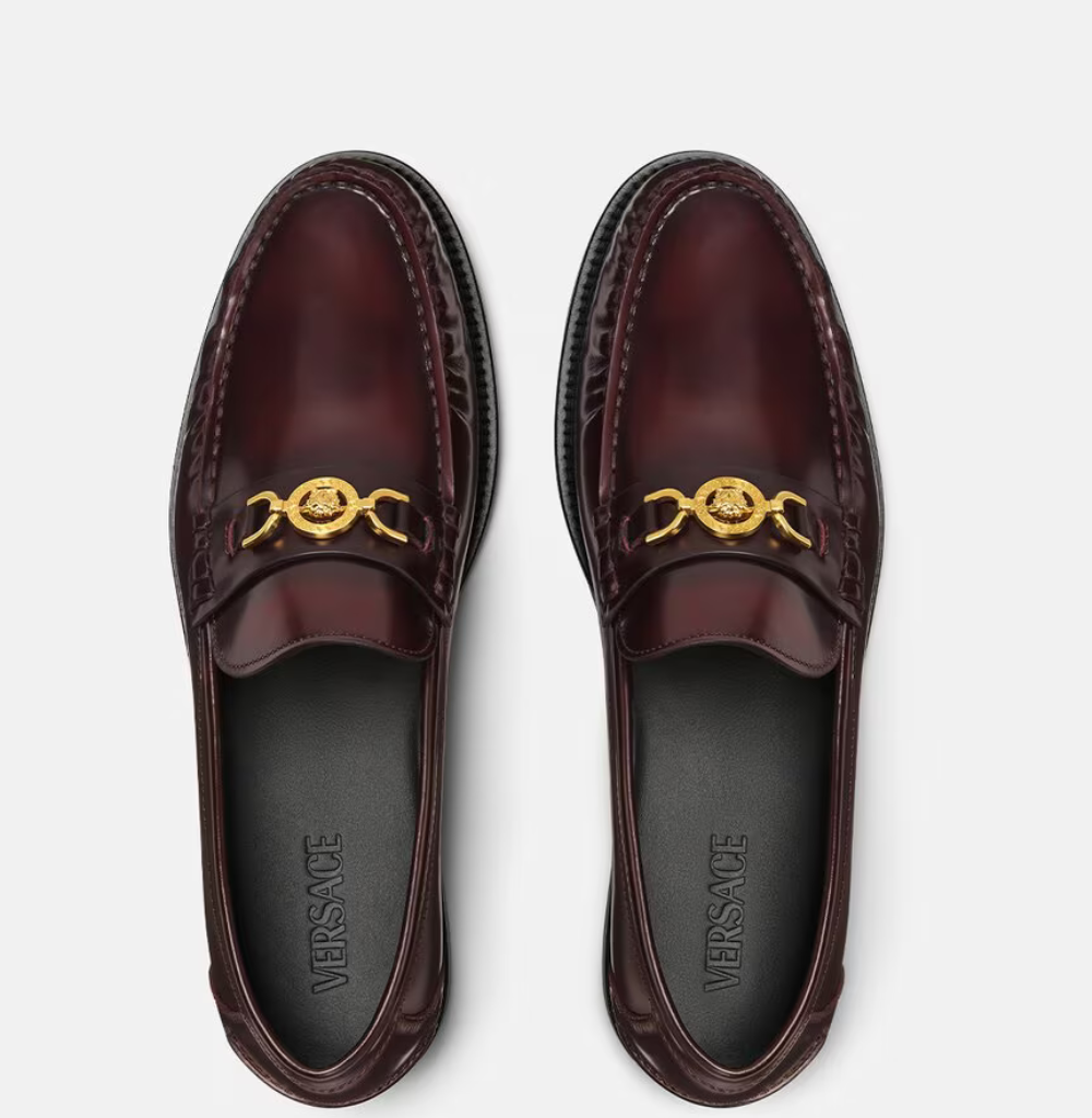 Versace Medusa '95 Loafers, Burgundy