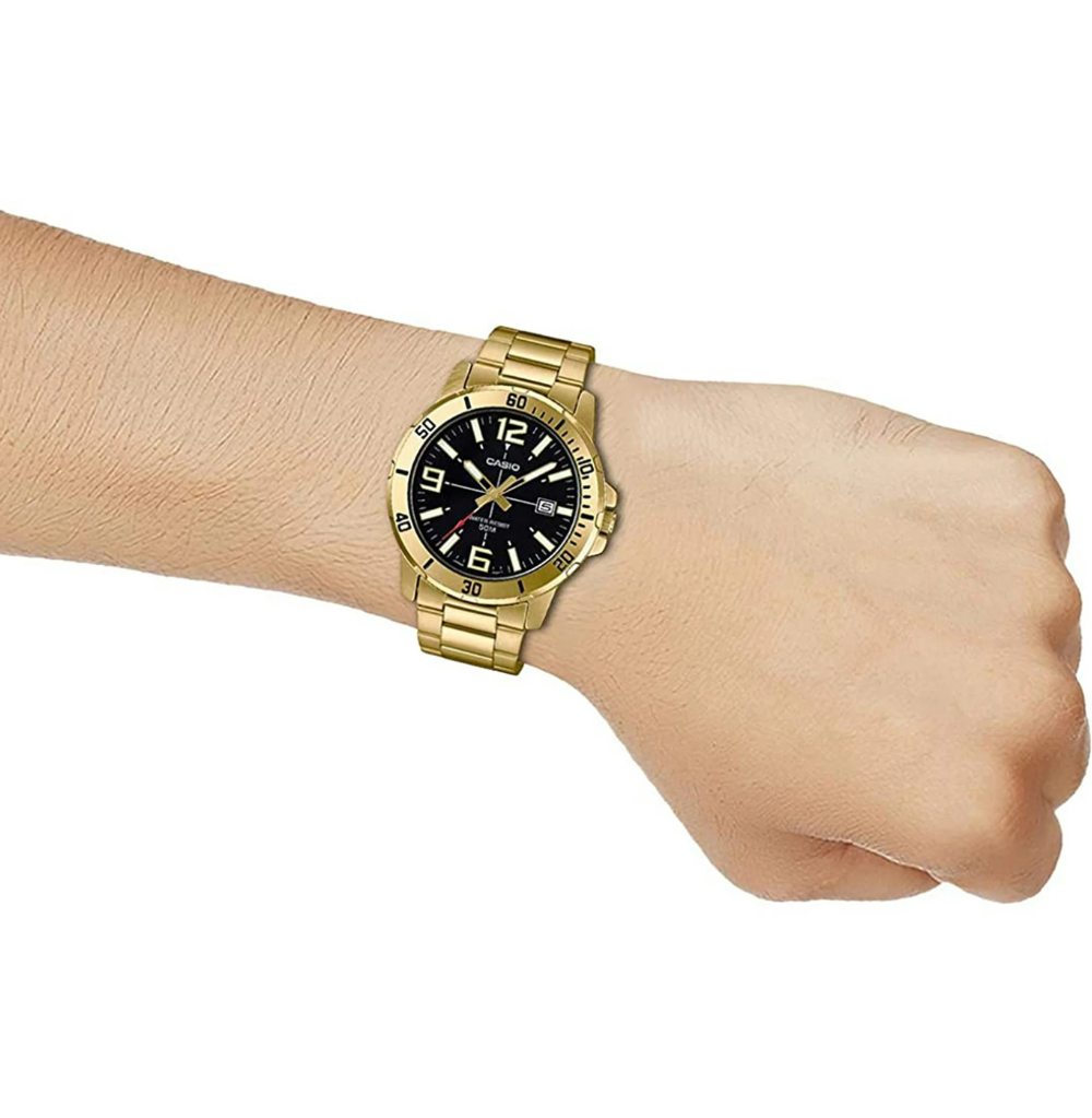 CASIO MTP-VD01G-1BV Gold Watch