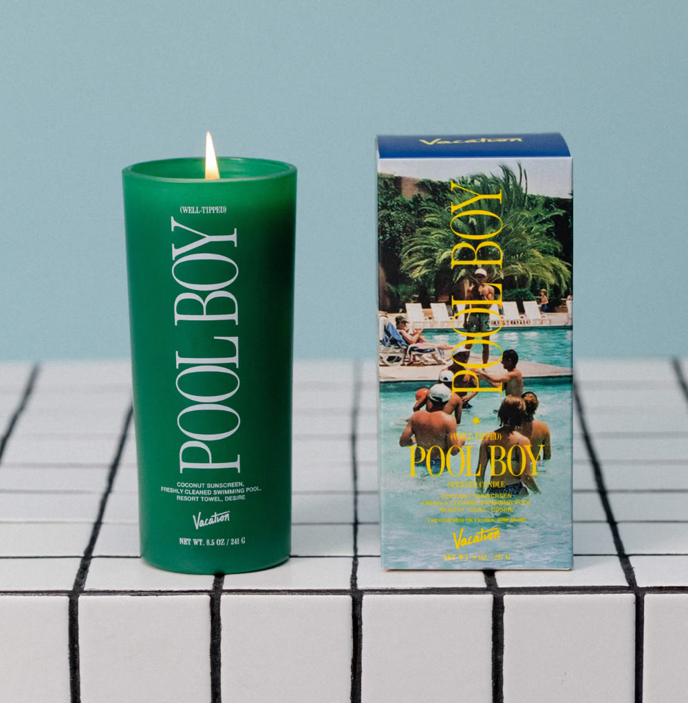 Vacation® Well-Tipped Pool Boy Luxury Scented Candle