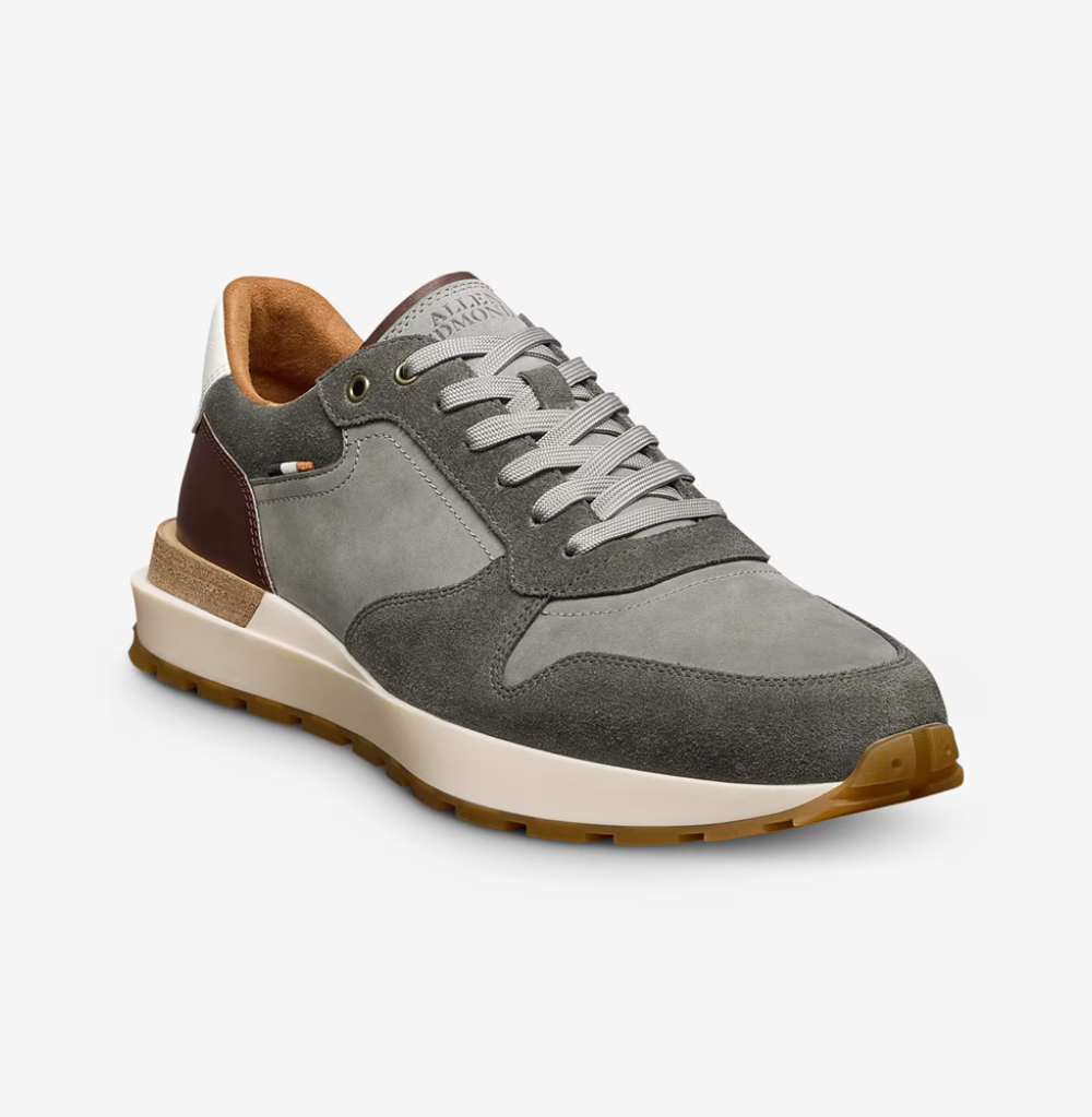 Allen Edmonds Lionel Lace-up Sneaker Grey Suede