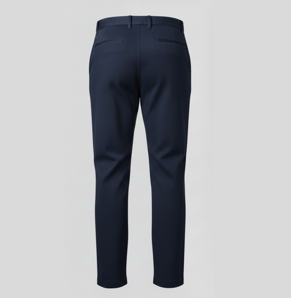 French Toast Men Straight Fit Navy Pant