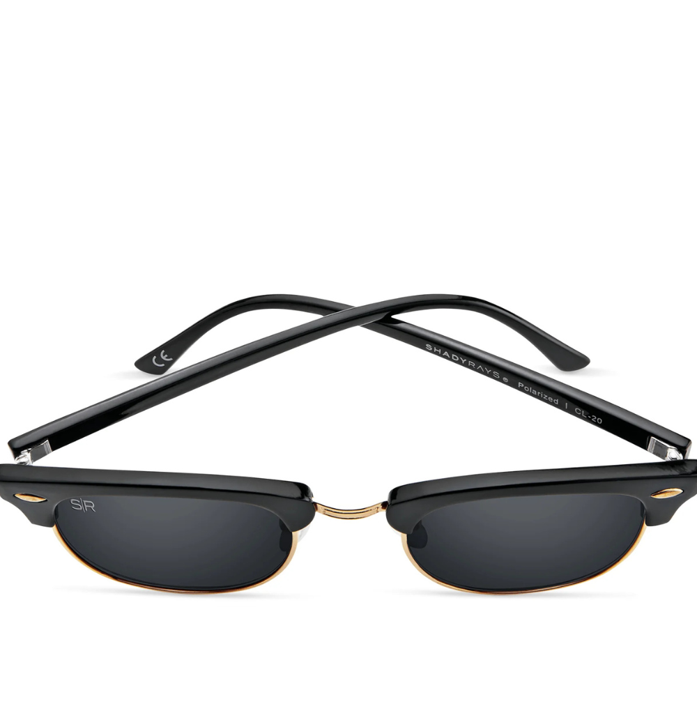 Shady Rays Oakmont Gold/Black Browline