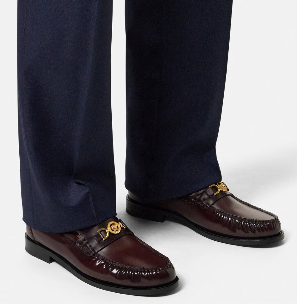 Versace Medusa '95 Loafers, Burgundy