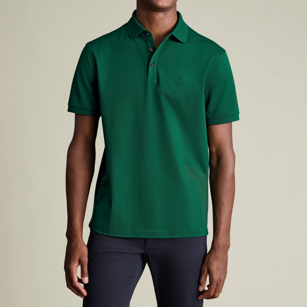Charles Tyrwhitt Pique Polo - Green