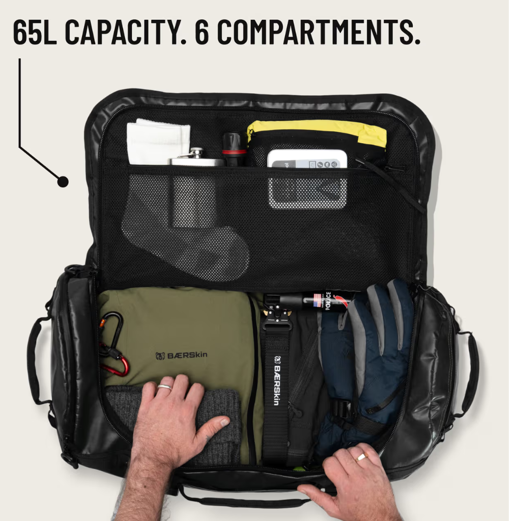 BÆRSkin Heavy-Duty Backpack Duffel Bag