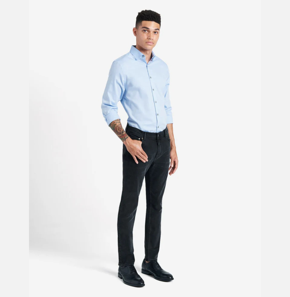 Kenneth Cole Slim-Fit Button-Down Stretch Dress Shirt with TEK FIT