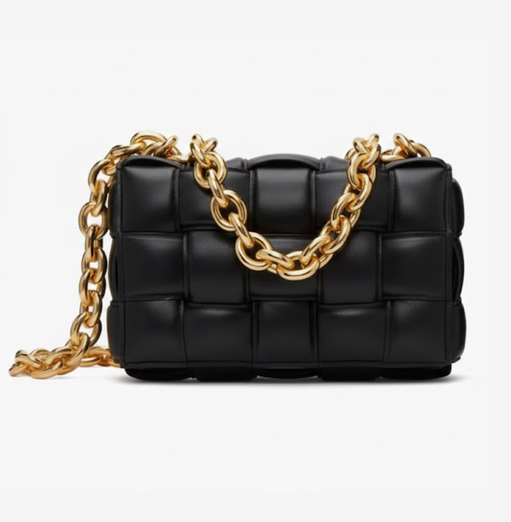 Bottega Veneta Black Padded Cassette Bag