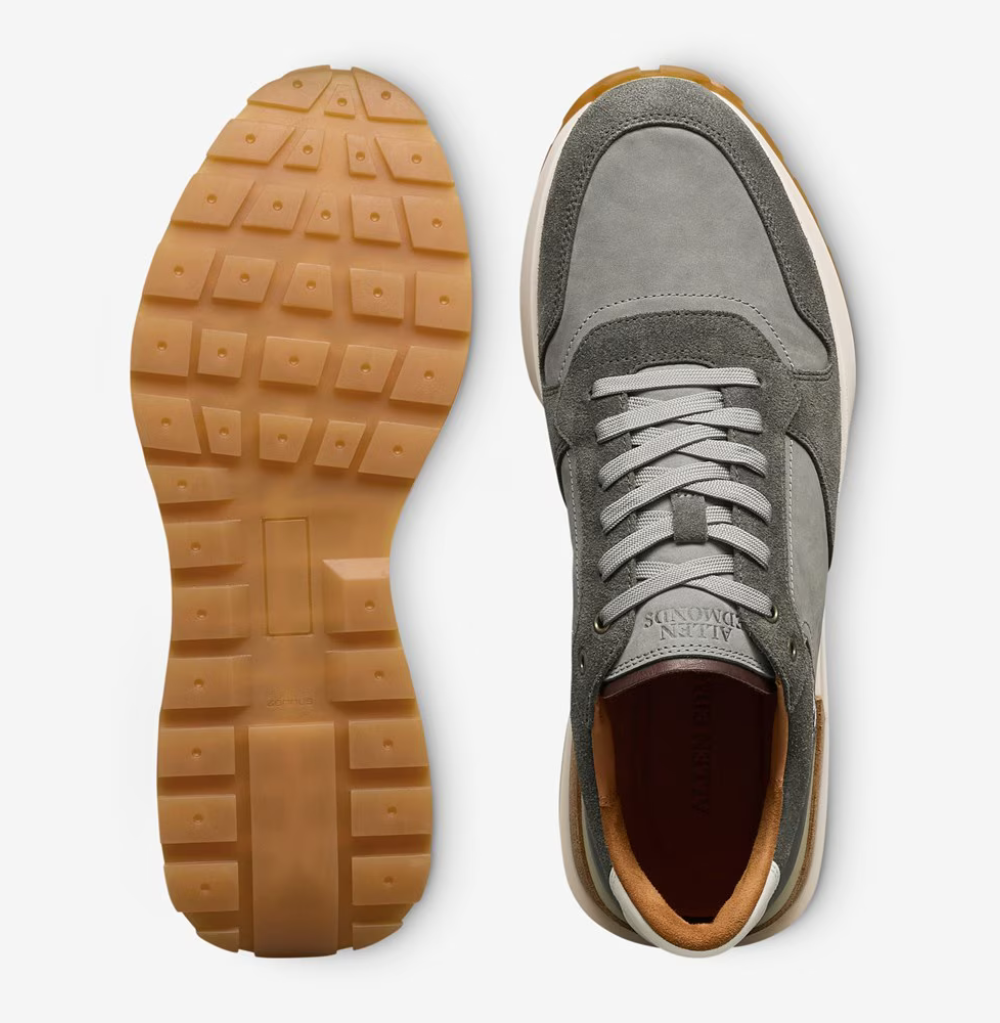 Allen Edmonds Lionel Lace-up Sneaker Grey Suede