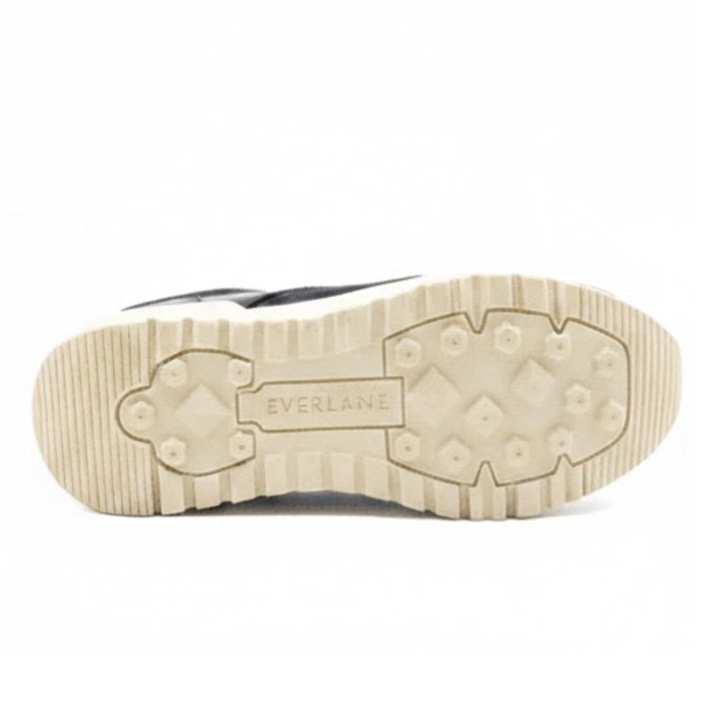Everlane The Trainer Black Leather Sneakers
