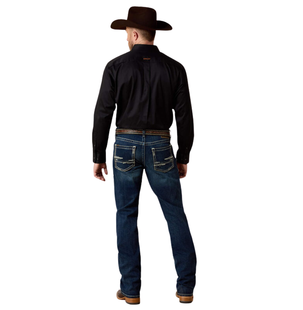 ARIAT Men's Jean M4 Low Rise Boot Cut Jean, Adkins Rise