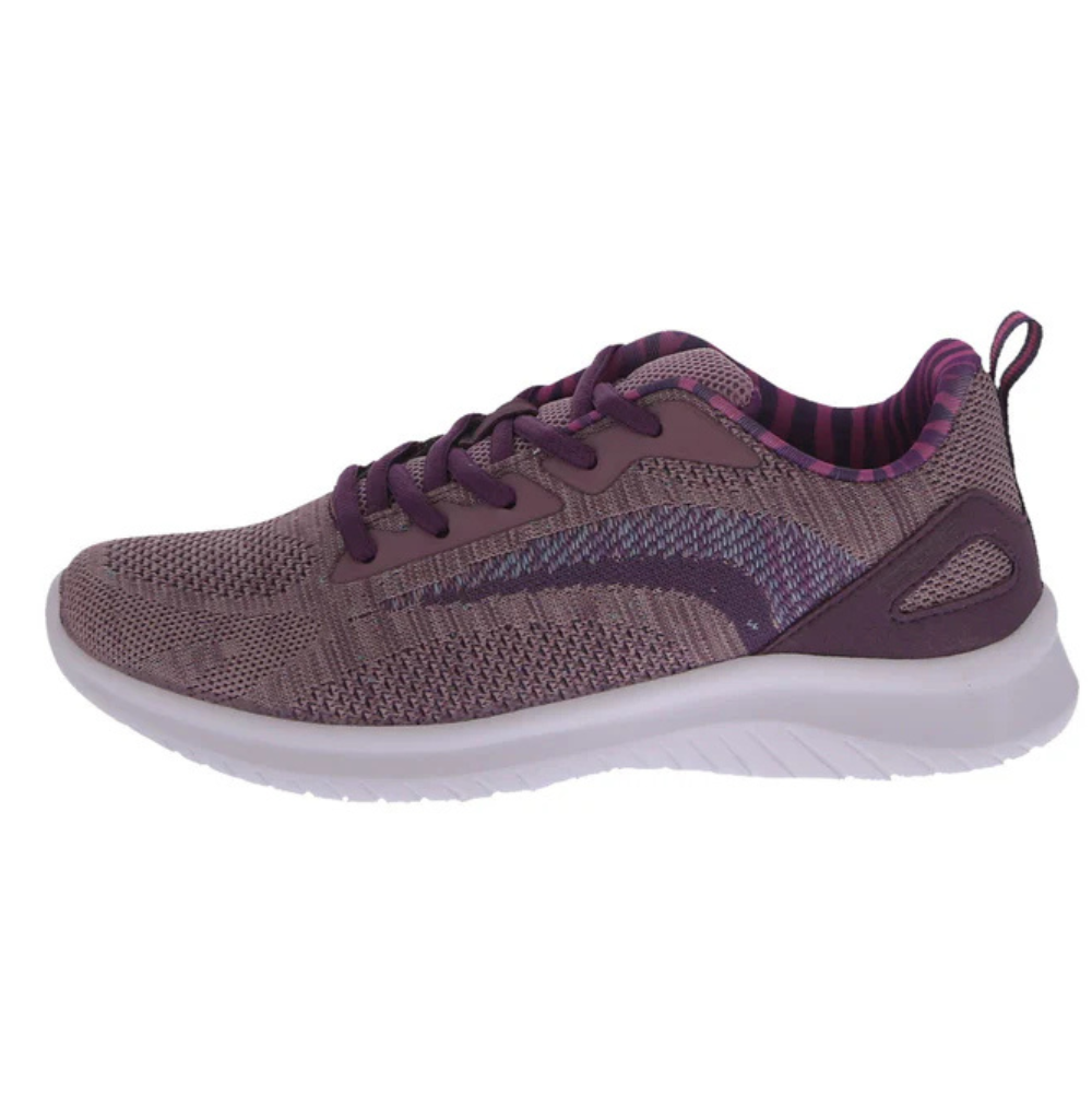 GEERS WOMAN'S SHOES DUSTY PURPLE MESH/FABRIC TENNIS SNEAKERS