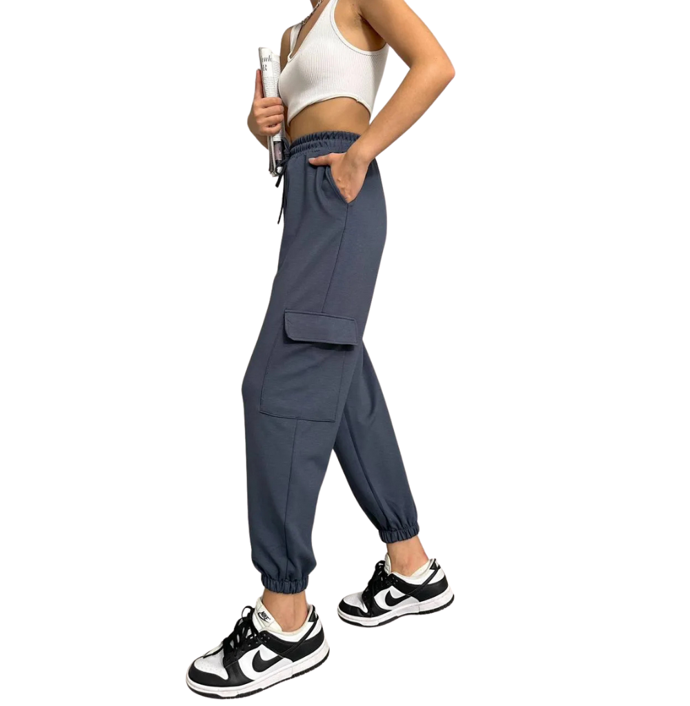 Balera Woven Tech Cargo Pants Indigo