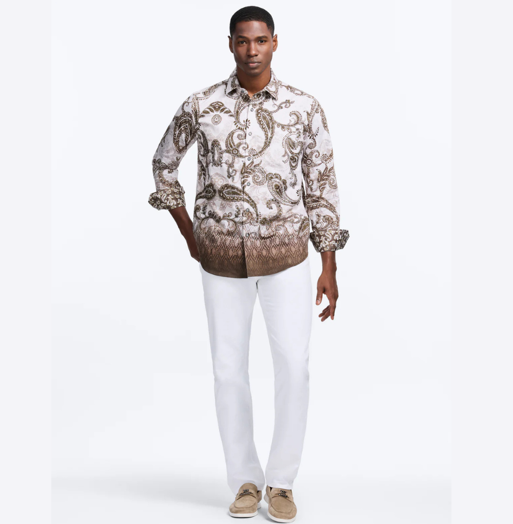 Robert Graham Wallington Long Sleeve Button Down Shirt