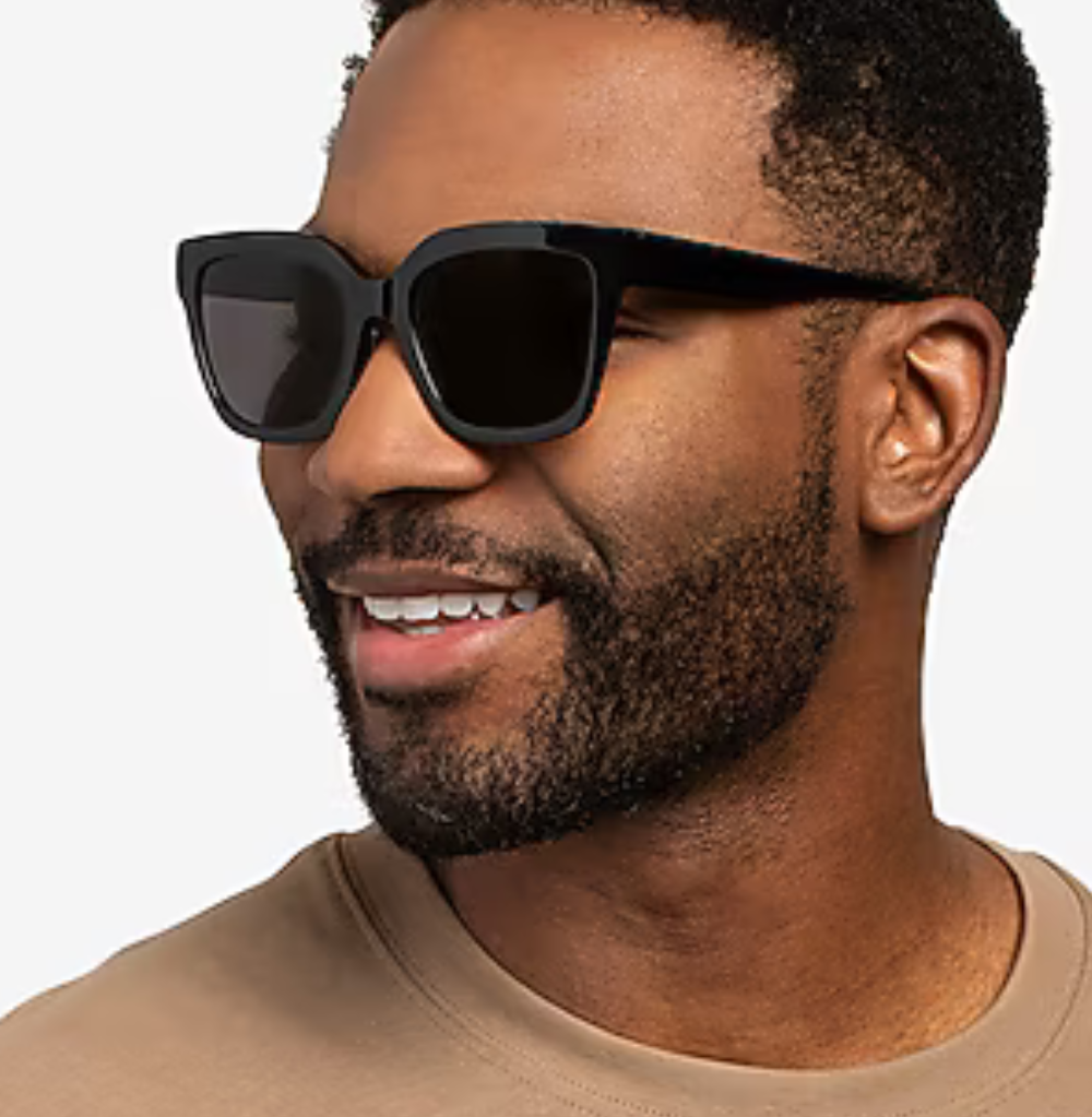 Eyebuydirect Itinerary Square Black Sunglasses