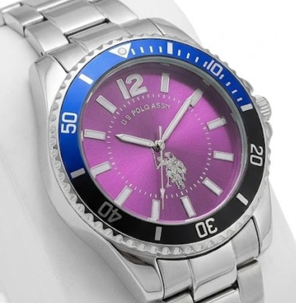 U.S. Polo Assn. Electric Violet Sport Watch