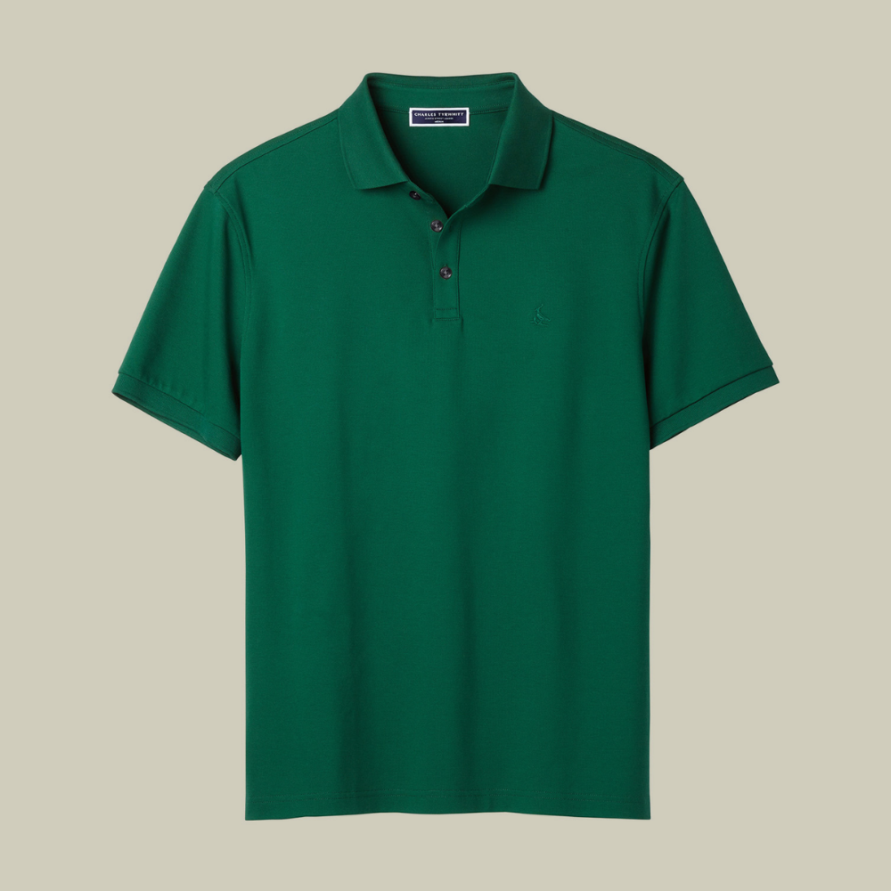 Charles Tyrwhitt Pique Polo - Green