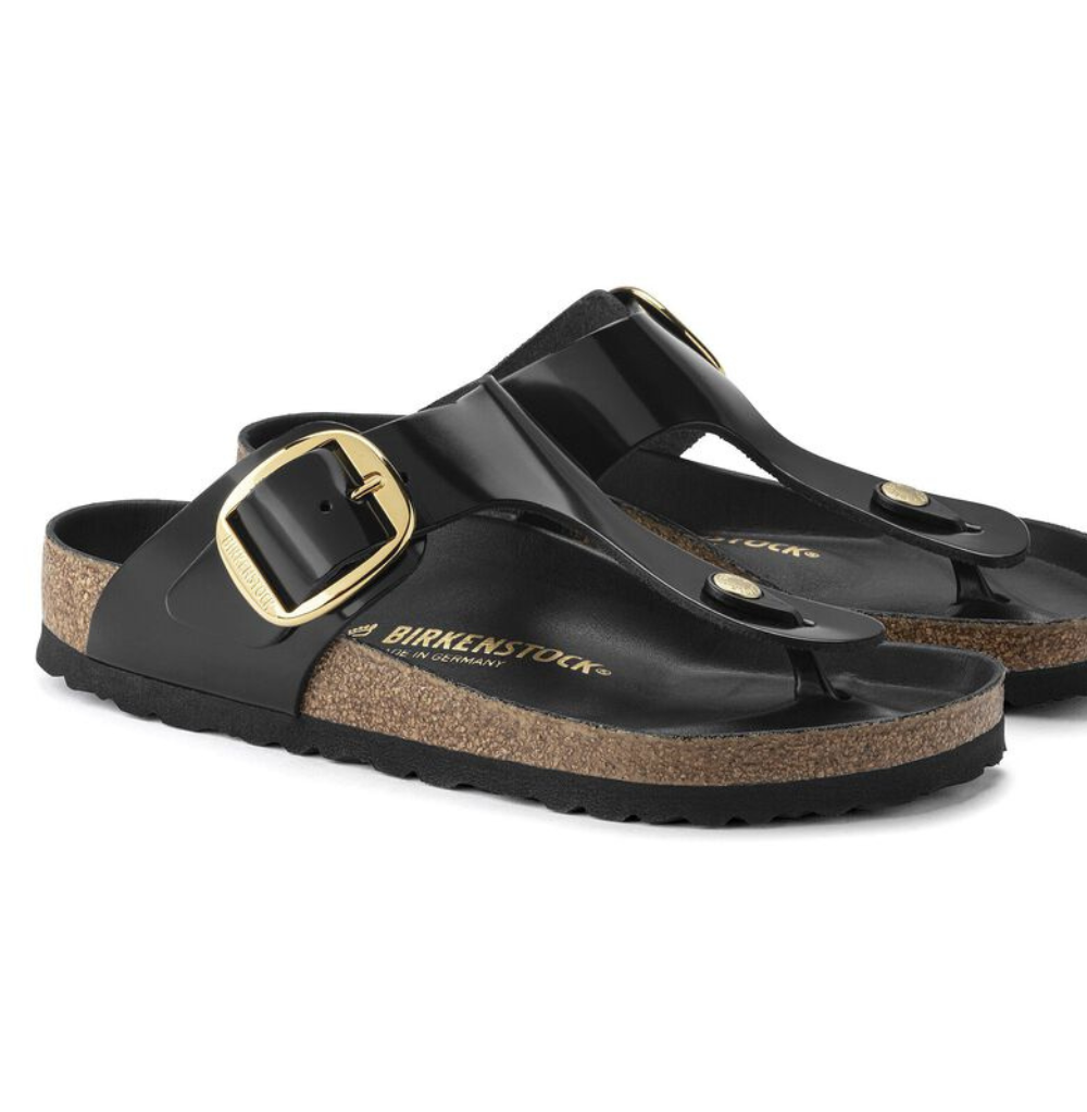 Birkenstock Gizeh Big Buckle High Shine Black