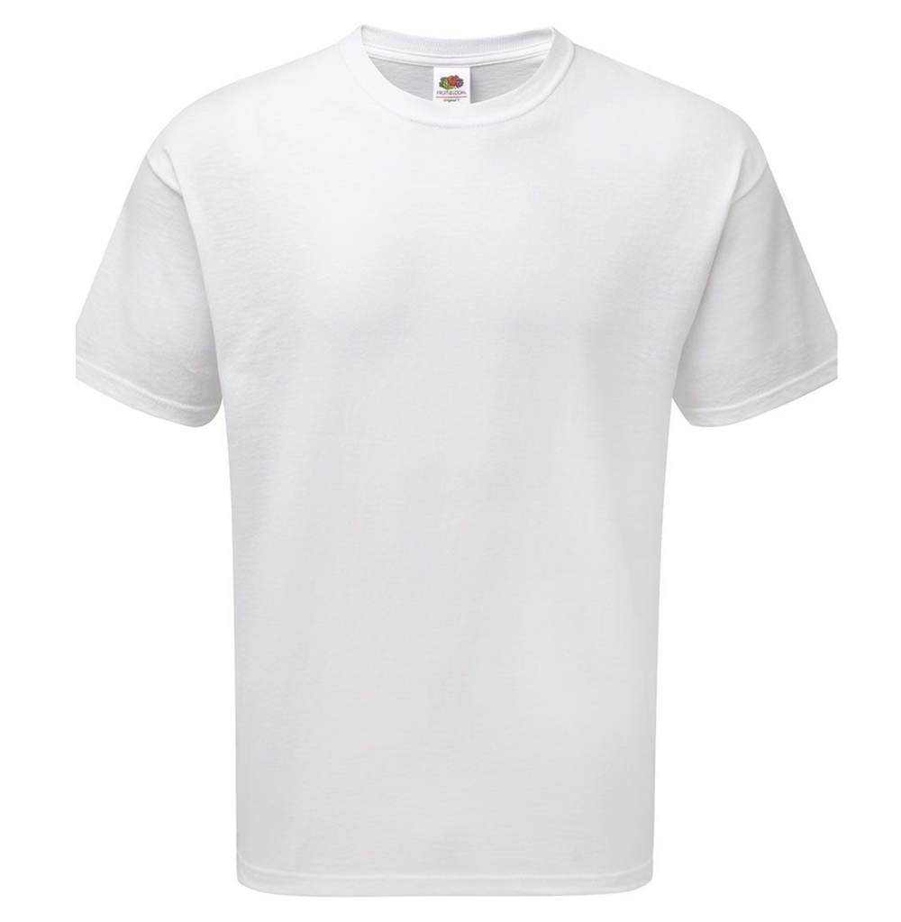 Fruit Of the Loom Plain White T- Shirt
