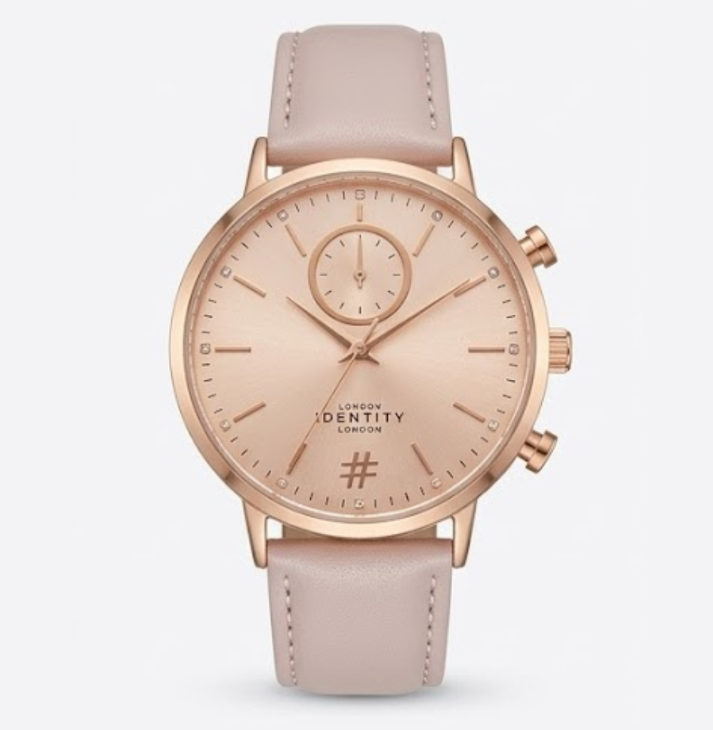 Identity London Rose Gold Luxe Watch