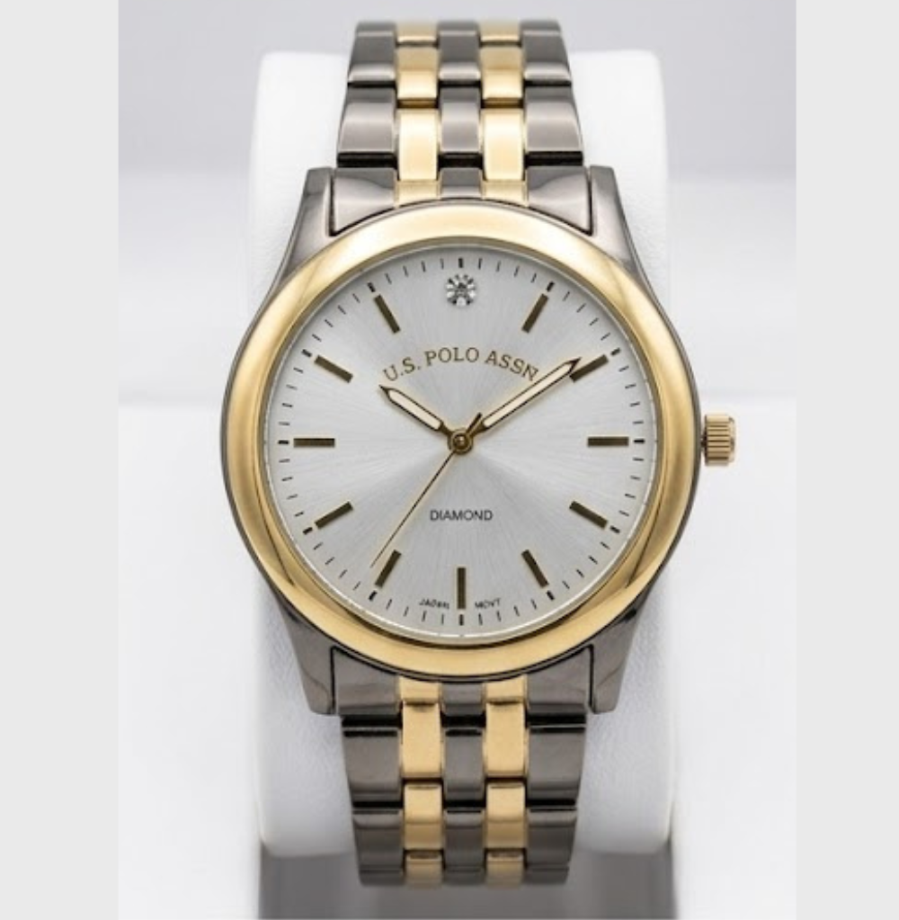 U.S. Polo Assn. Two-Tone Diamond Watch