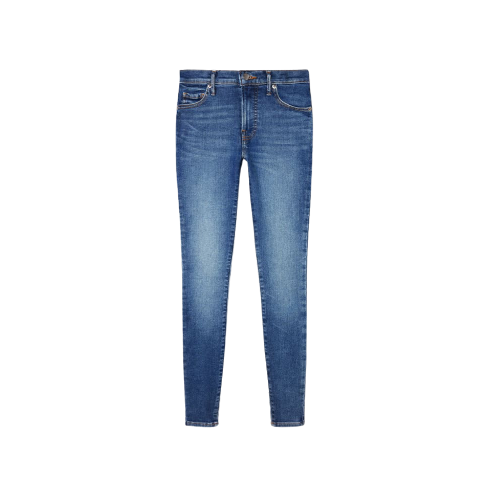 EVERLANE THE MID-RISE SKINNY STRETCH JEAN, BLUE