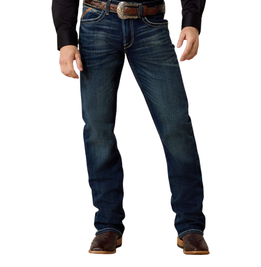 ARIAT Men's Jean M4 Low Rise Boot Cut Jean, Adkins Rise