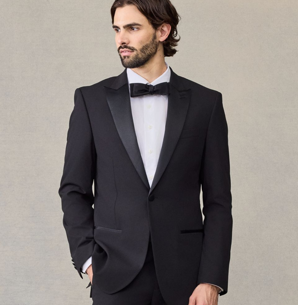 The Black Tux Tollegno 1900 Essential Black Tuxedo Outfit