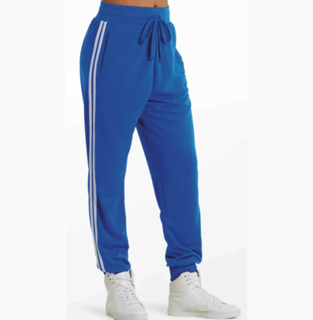 Balera Side Stripe Track Pants Royal