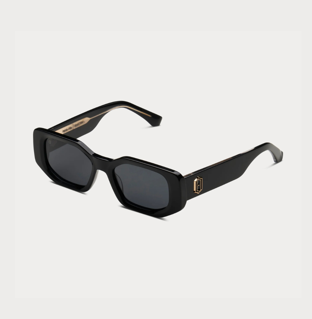 James Oro Shadow Noir Amour Sunglasses